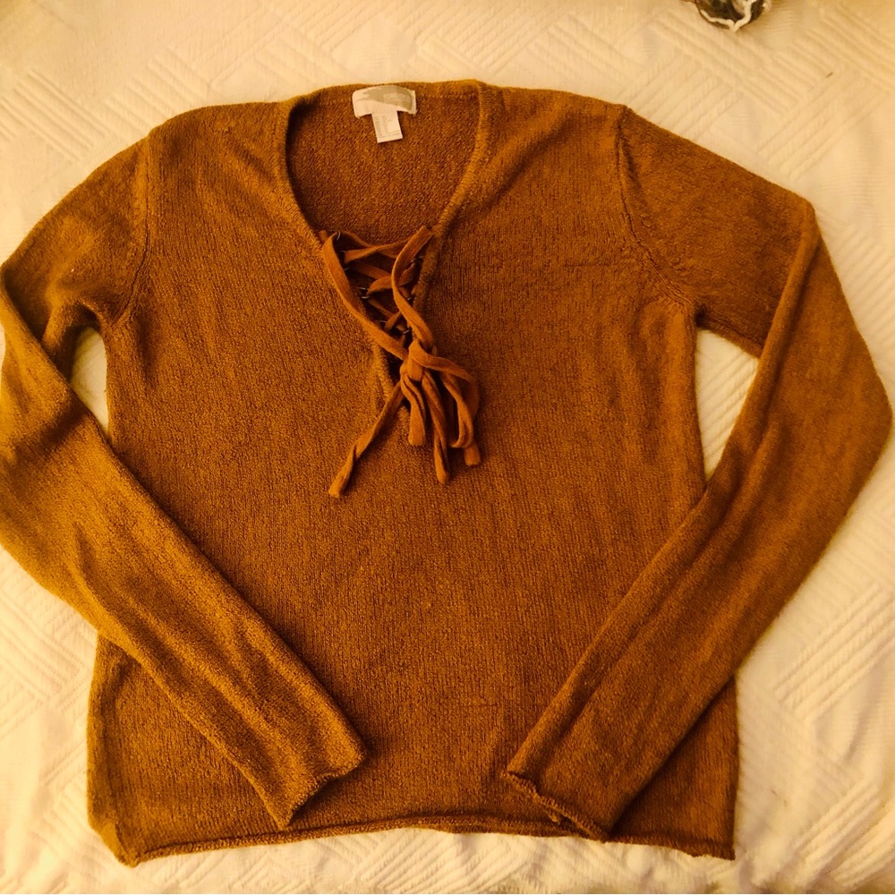 Burnt gold sweater